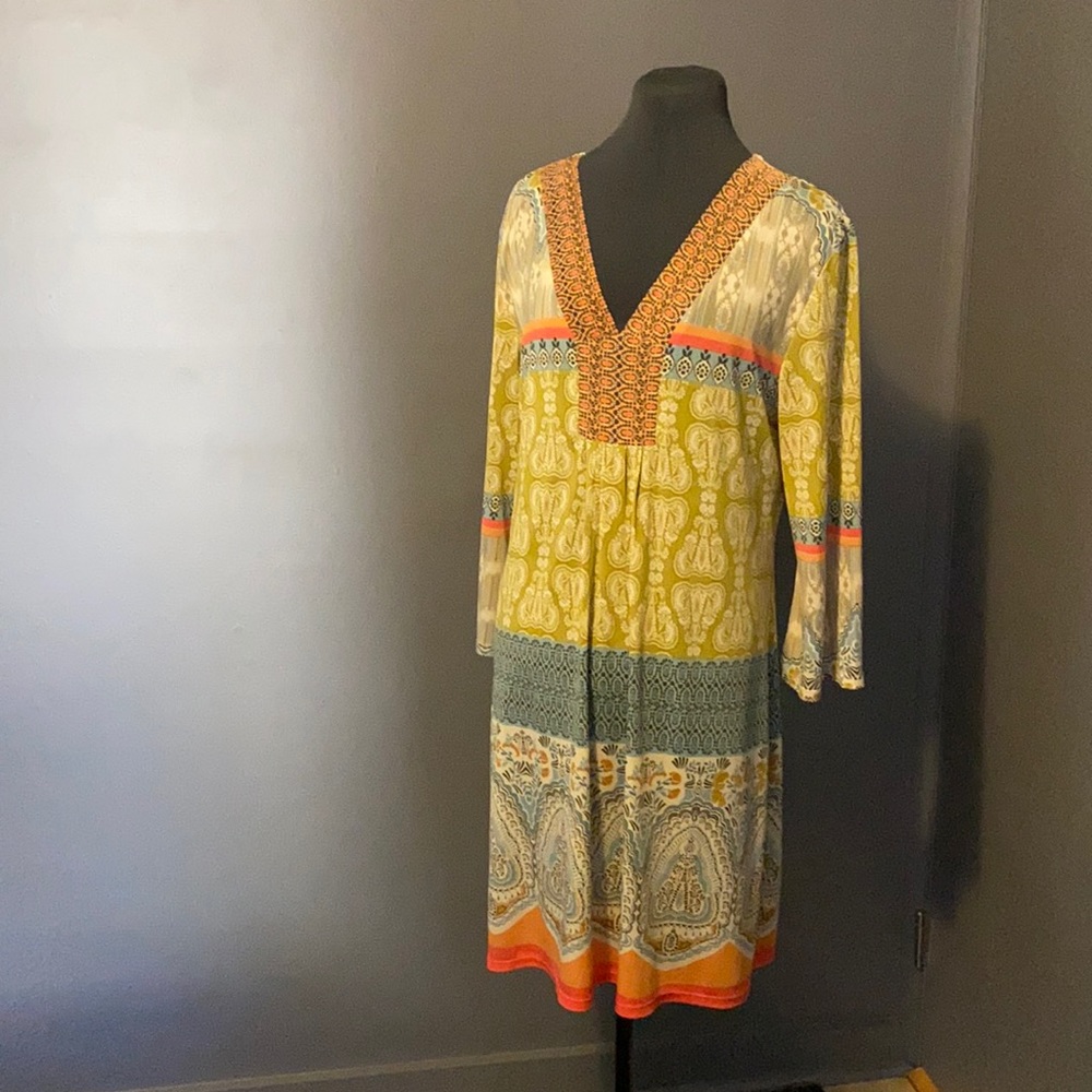 Bohemian inspired patterned dress